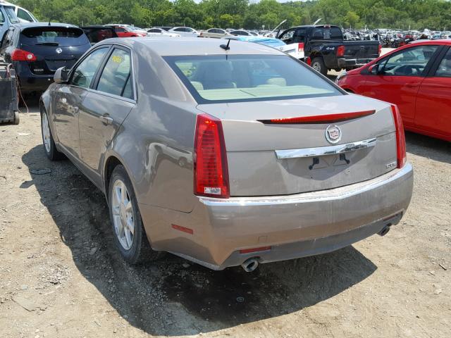 1G6DM577X80122708 - 2008 CADILLAC CTS BROWN photo 3