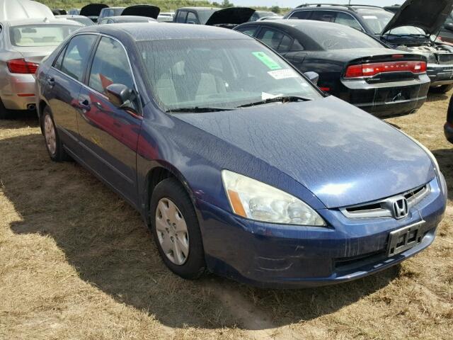 1HGCM56354A163535 - 2004 HONDA ACCORD BLUE photo 1