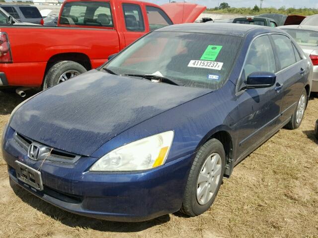 1HGCM56354A163535 - 2004 HONDA ACCORD BLUE photo 2