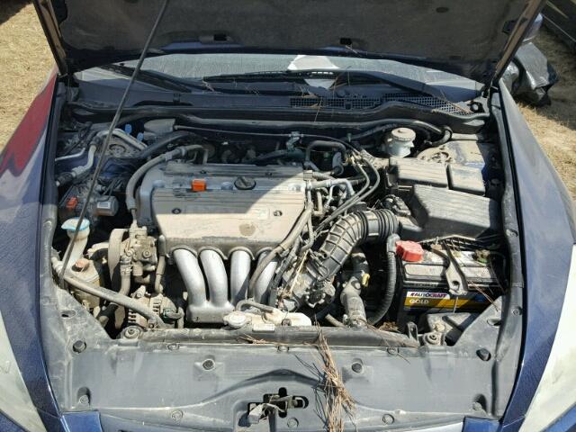 1HGCM56354A163535 - 2004 HONDA ACCORD BLUE photo 7