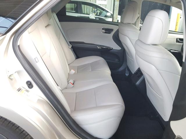 4T1BK1EB1GU200841 - 2016 TOYOTA AVALON XLE GOLD photo 6