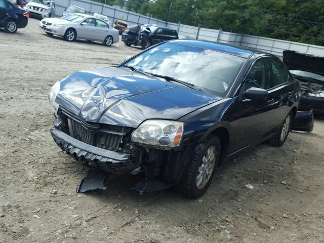 4A3AB36F78E011603 - 2008 MITSUBISHI GALANT ES BLACK photo 2