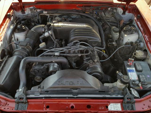 1FACP44E1MF130450 - 1991 FORD MUSTANG LX RED photo 7