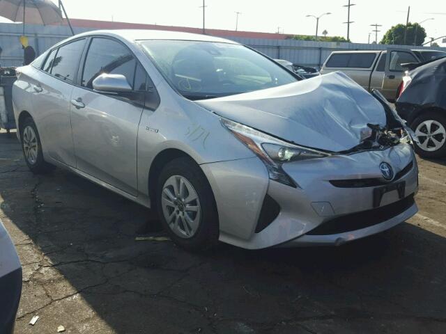 JTDKBRFU1H3555468 - 2017 TOYOTA PRIUS SILVER photo 1