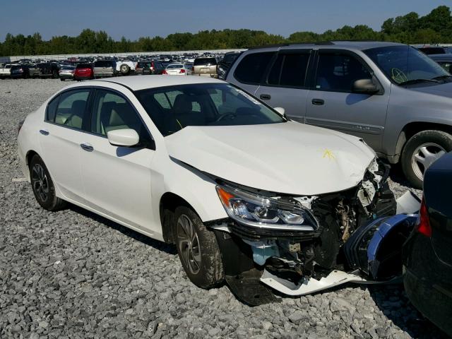 1HGCR2F4XHA094646 - 2017 HONDA ACCORD WHITE photo 1