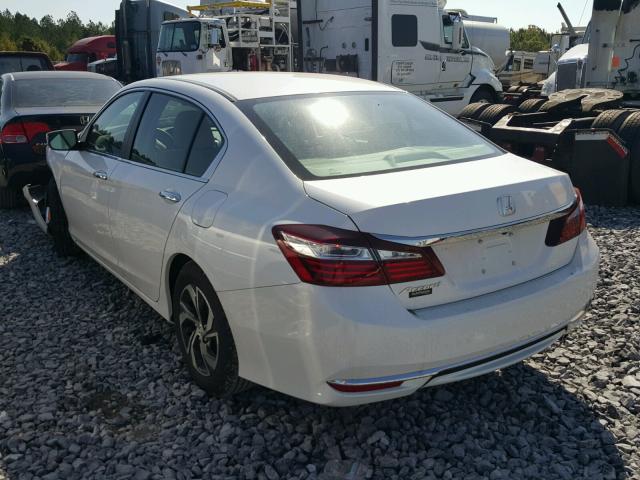 1HGCR2F4XHA094646 - 2017 HONDA ACCORD WHITE photo 3