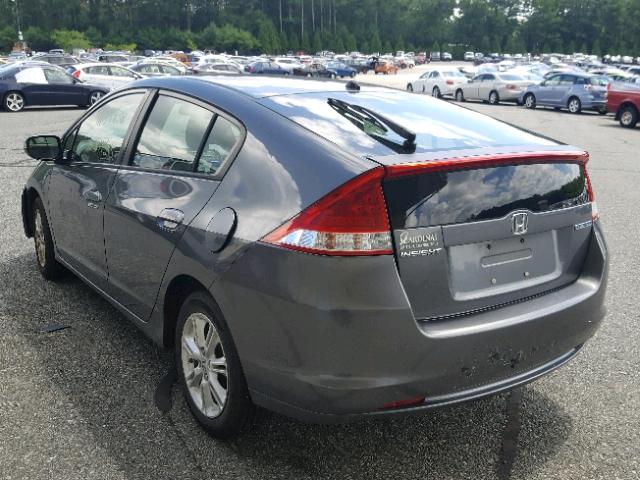 JHMZE2H70AS008738 - 2010 HONDA INSIGHT GRAY photo 3