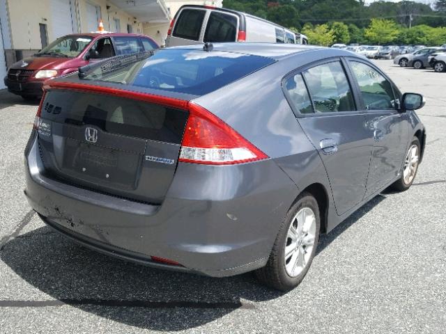 JHMZE2H70AS008738 - 2010 HONDA INSIGHT GRAY photo 4