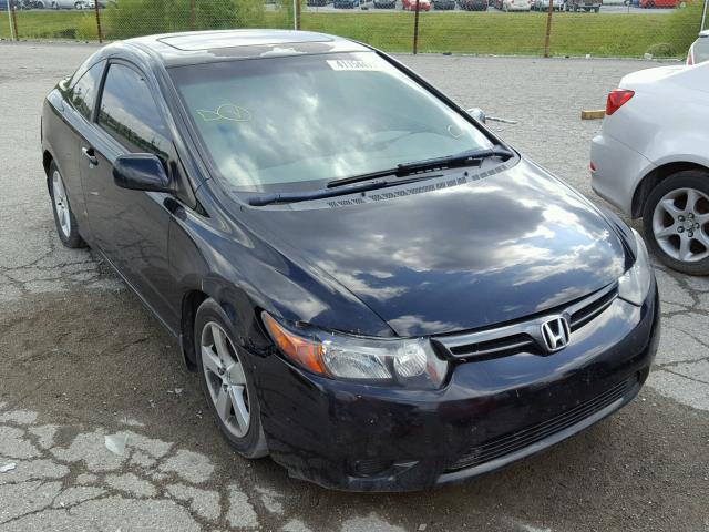 2HGFG12837H560049 - 2007 HONDA CIVIC EX BLACK photo 1