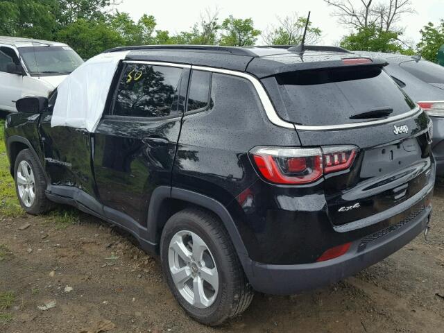 3C4NJDBB0JT177385 - 2018 JEEP COMPASS LA 黑色 照片 3