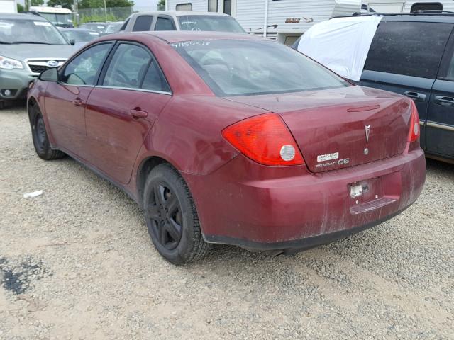 1G2ZF57B884105033 - 2008 PONTIAC G6 VALUE L RED photo 3