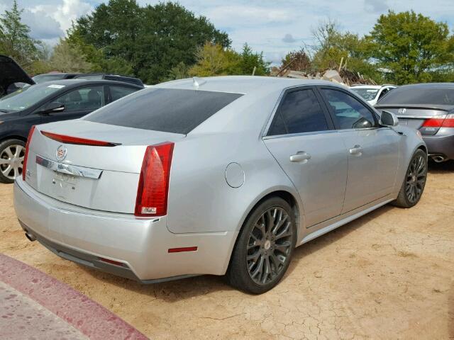 1G6DE5E55D0161084 - 2013 CADILLAC CTS SILVER photo 4