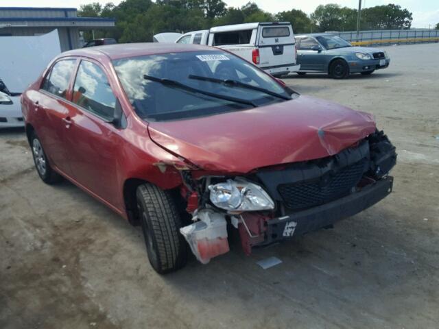 1NXBU4EE3AZ207304 - 2010 TOYOTA COROLLA BA RED photo 1