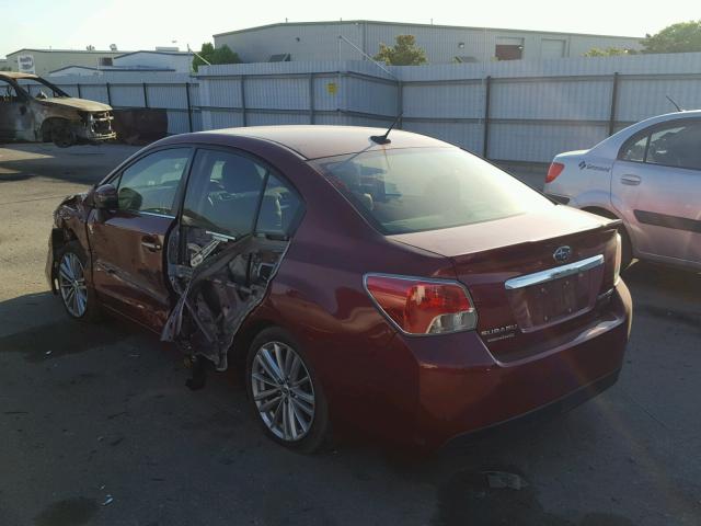 JF1GJAN6XFH005799 - 2015 SUBARU IMPREZA LI MAROON photo 3