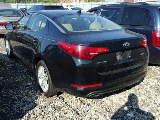 5XXGN4A70DG209567 - 2013 KIA OPTIMA EX BLACK photo 3