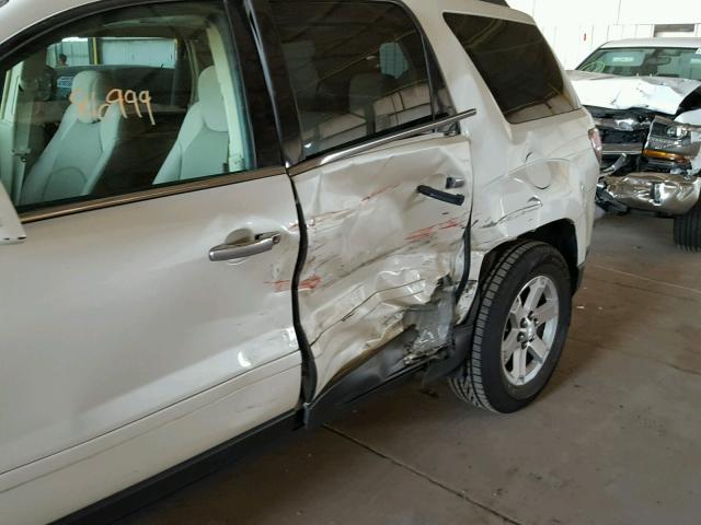 5GZER23758J142591 - 2008 SATURN OUTLOOK XR თეთრი ფოტო 9