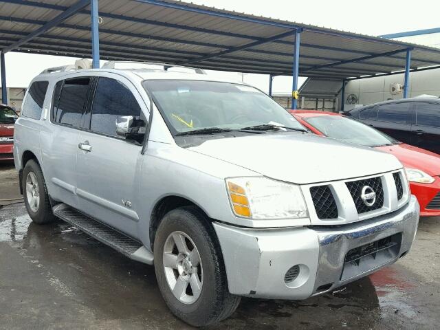 5N1AA08A15N738085 - 2005 NISSAN ARMADA SE SILVER photo 1