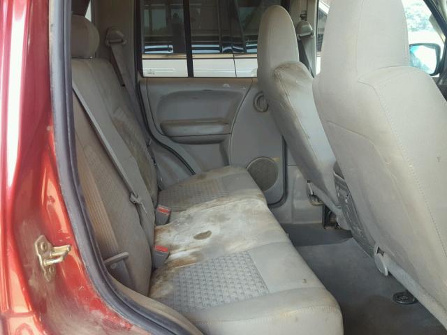 1J4GK38K65W689380 - 2005 JEEP LIBERTY RE RED photo 6