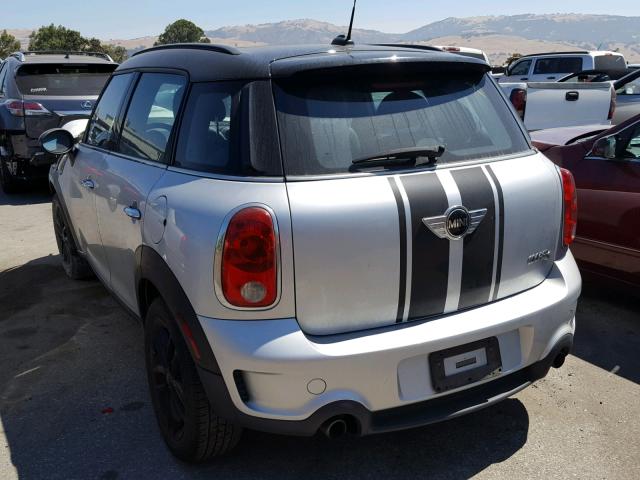 WMWZC3C52BWM25675 - 2011 MINI COOPER S C SILVER photo 3