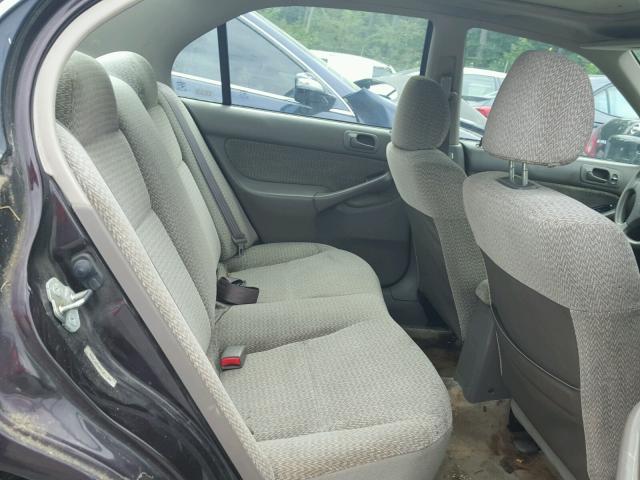 1HGEJ8645YL052361 - 2000 HONDA CIVIC EX მუქწითელი ფოტო 6