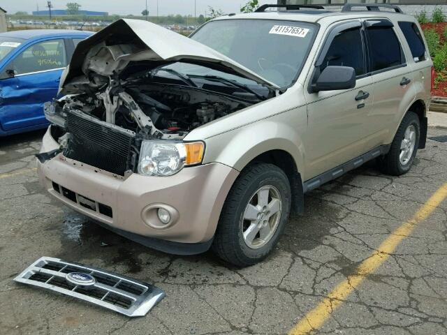 1FMCU0DG9AKA70784 - 2010 FORD ESCAPE XLT TAN photo 2