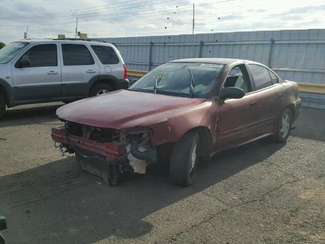 1G2NF52E83C263645 - 2003 PONTIAC GRAND AM S Tünd qırmızı foto 2