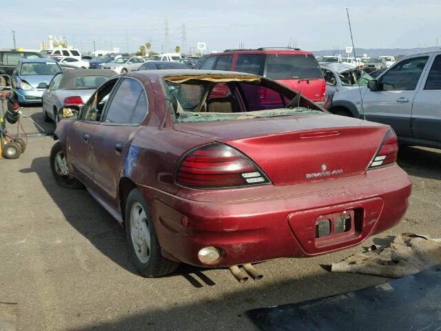 1G2NF52E83C263645 - 2003 PONTIAC GRAND AM S Tünd qırmızı foto 3