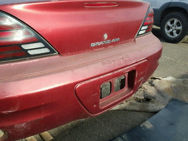 1G2NF52E83C263645 - 2003 PONTIAC GRAND AM S Tünd qırmızı foto 9