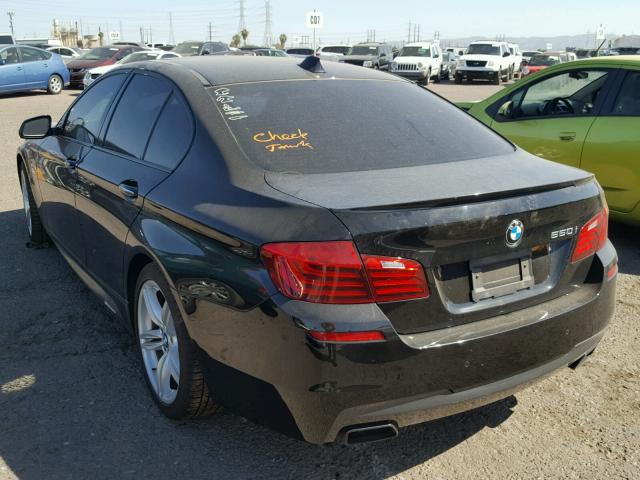 WBAKN9C58ED681205 - 2014 BMW 550 I BLACK photo 3