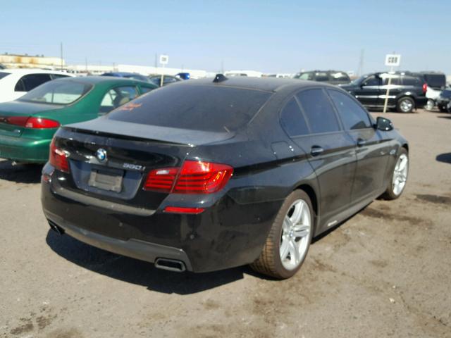 WBAKN9C58ED681205 - 2014 BMW 550 I BLACK photo 4