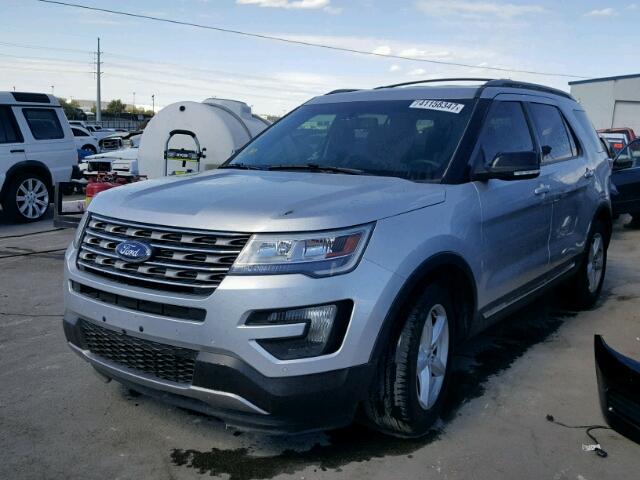 1FM5K7D83GGA85910 - 2016 FORD EXPLORER X GRAY photo 2