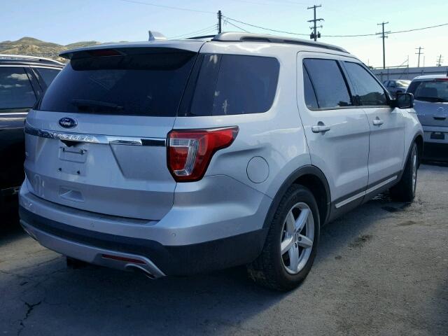 1FM5K7D83GGA85910 - 2016 FORD EXPLORER X GRAY photo 4