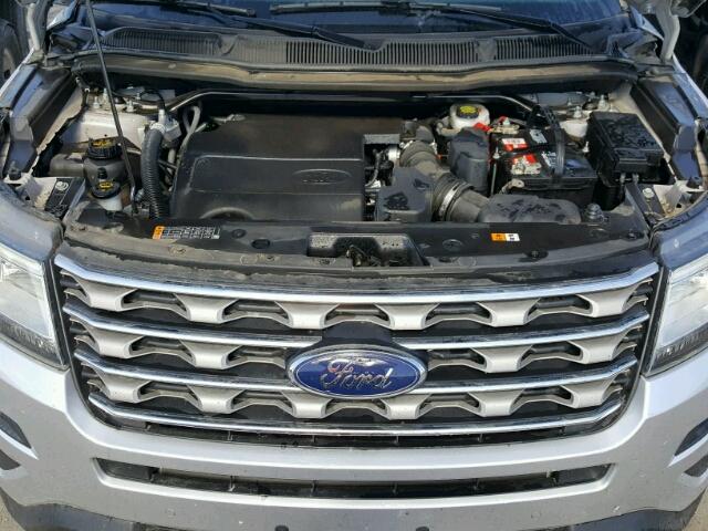 1FM5K7D83GGA85910 - 2016 FORD EXPLORER X GRAY photo 7