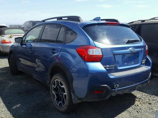 JF2GPAKC3HH239421 - 2017 SUBARU CROSSTREK BLUE photo 3