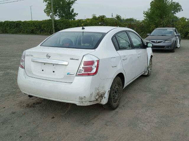 3N1AB6APXAL688397 - 2010 NISSAN SENTRA 2.0 WHITE photo 4