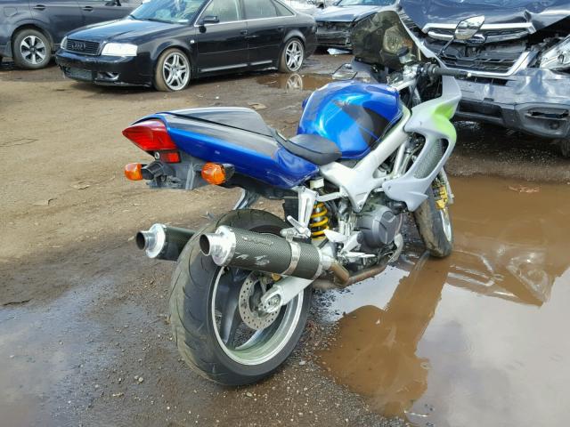 JH2SC3603WM001578 - 1998 HONDA VTR1000 F BLUE photo 4