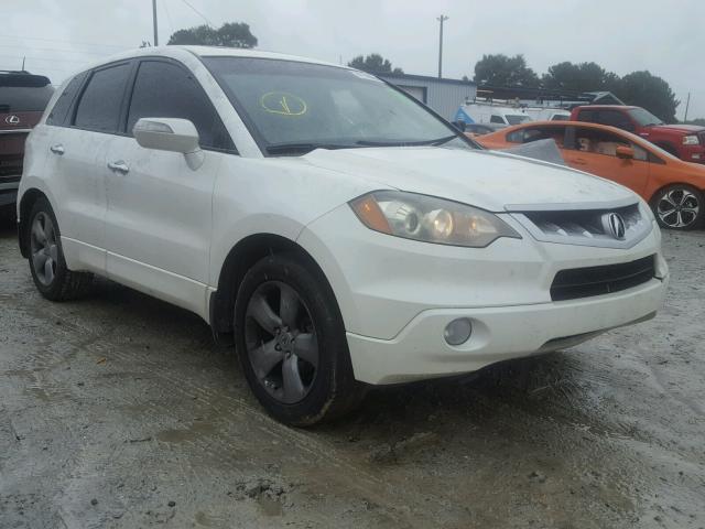 5J8TB18297A013631 - 2007 ACURA RDX WHITE photo 1