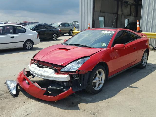 JTDDY32T3Y0005594 - 2000 TOYOTA CELICA GT- RED photo 2