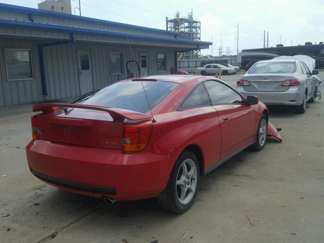 JTDDY32T3Y0005594 - 2000 TOYOTA CELICA GT- RED photo 4