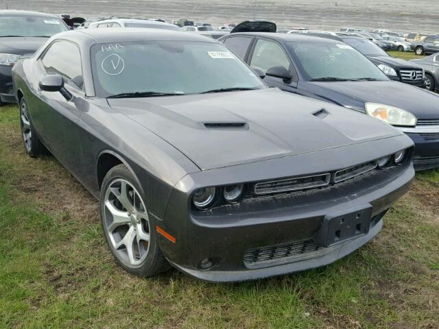 2C3CDZBGXFH713156 - 2015 DODGE CHALLENGER GRAY photo 1