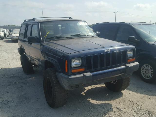 1J4FF48S3YL146418 - 2000 JEEP CHEROKEE S BLUE photo 1