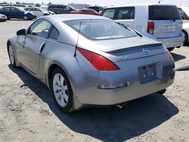 JN1AZ34E54T052488 - 2004 NISSAN 350Z COUPE SILVER photo 3