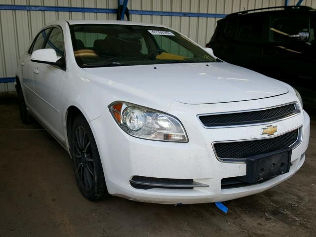 1G1ZH57B59F196797 - 2009 CHEVROLET MALIBU 1LT WHITE photo 1