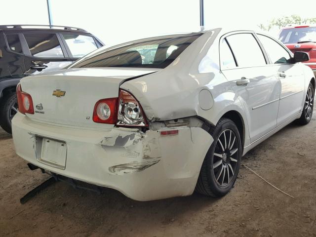 1G1ZH57B59F196797 - 2009 CHEVROLET MALIBU 1LT WHITE photo 4