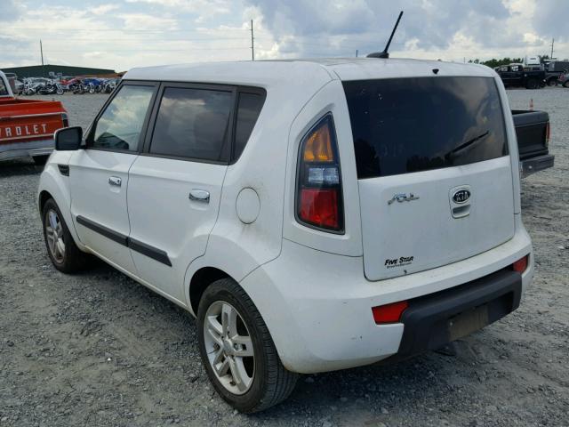 KNDJT2A2XA7137673 - 2010 KIA SOUL +/!/S WHITE photo 3