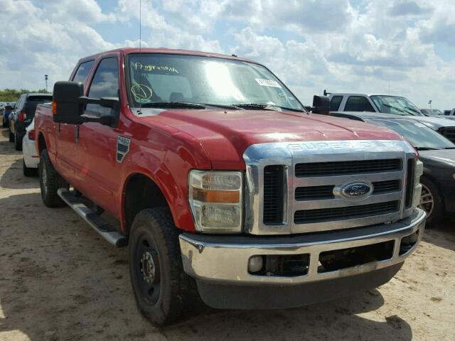 1FTSW21588EE46893 - 2008 FORD F250 SUPER RED photo 1