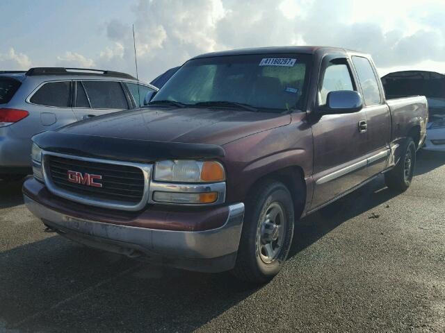 2GTEC19V111289204 - 2001 GMC NEW SIERRA BURGUNDY photo 2