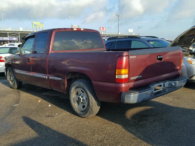 2GTEC19V111289204 - 2001 GMC NEW SIERRA BURGUNDY photo 3