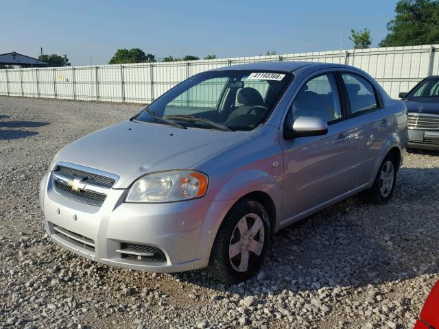 KL1TD566X8B117652 - 2008 CHEVROLET AVEO BASE Күміс фото 2