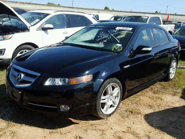 19UUA66277A003560 - 2007 ACURA TL BLACK photo 2